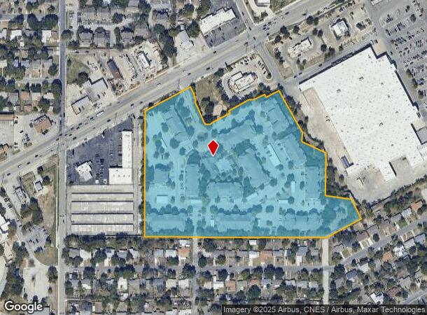  1320 Austin Hwy, San Antonio, TX Parcel Map