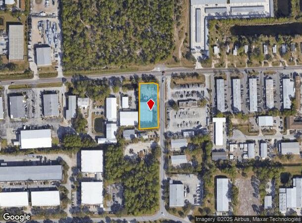  7755 Ellis Rd, Melbourne, FL Parcel Map