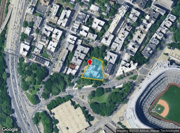 936 Woodycrest Ave, Bronx, NY Parcel Map