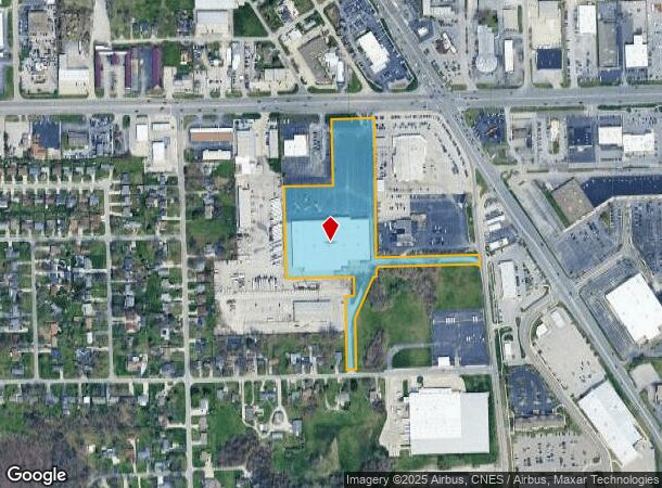  615 W Coliseum Blvd, Fort Wayne, IN Parcel Map