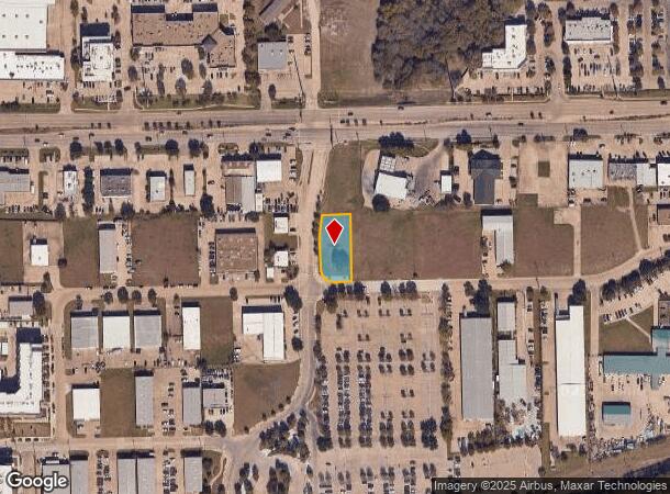 4101 Industrial St, Rowlett, TX Parcel Map