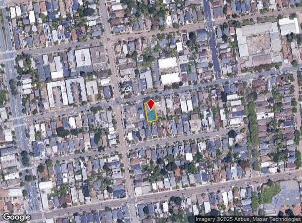  1614 Russell St, Berkeley, CA Parcel Map