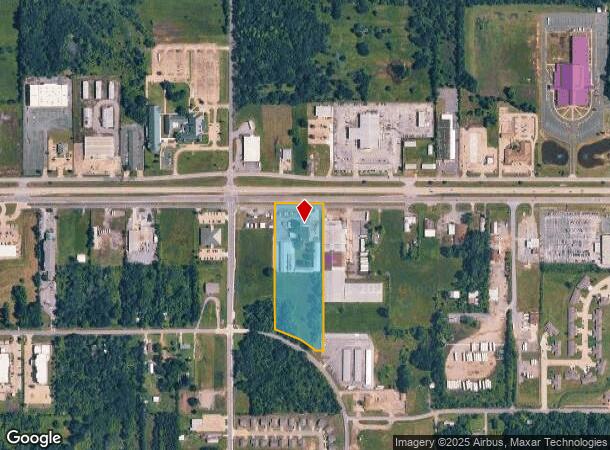  2215 W Shawnee St, Muskogee, OK Parcel Map