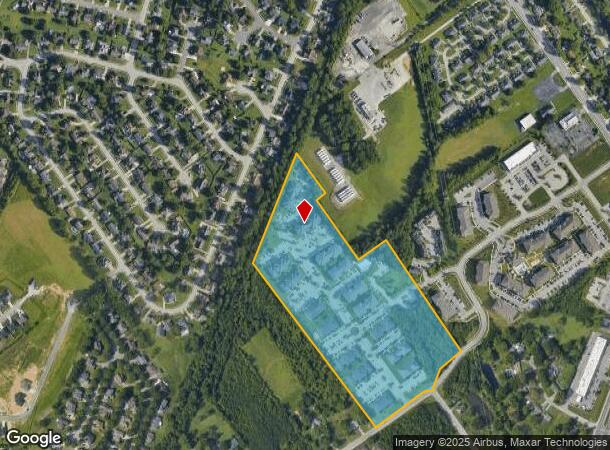  201 Orchard Hills Dr, Jeffersonville, IN Parcel Map