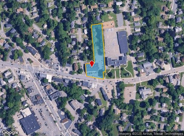  1097 Pleasant St, Worcester, MA Parcel Map