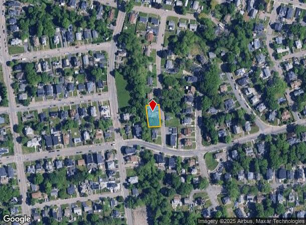 14 Poplar Rd, Brockton, MA Parcel Map