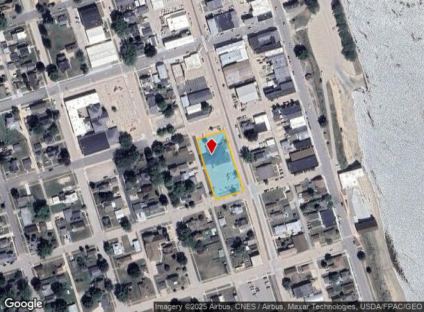 206 S 2Nd St, Bellevue, IA Parcel Map
