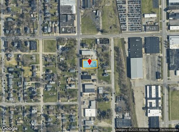  1918 Franklin St, South Bend, IN Parcel Map