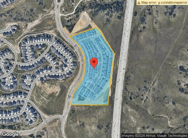  360 Edge View Cir, Castle Pines, CO Parcel Map