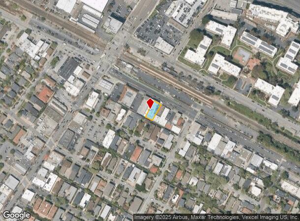 1131 California Dr, Burlingame, CA Parcel Map