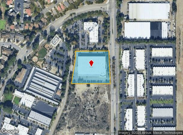 1599 Monte Vista Ave, Claremont, CA Parcel Map