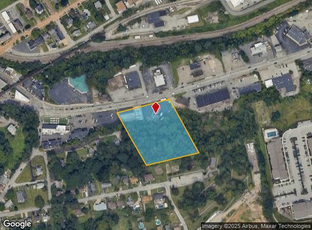 3739 Library Rd, Pittsburgh, PA Parcel Map