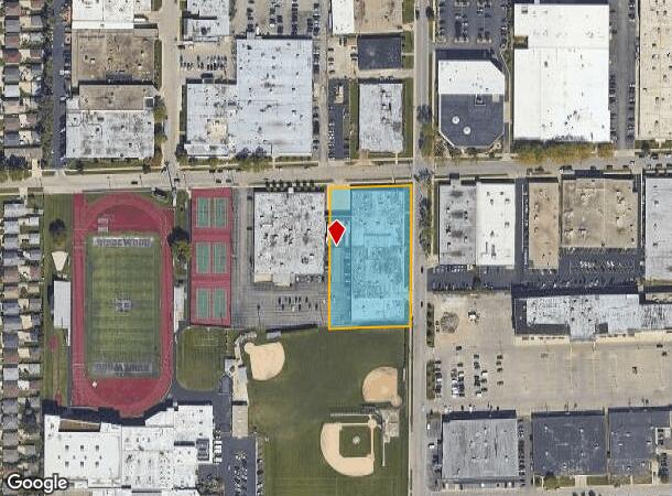  7401 W Wilson Ave, Harwood Heights, IL Parcel Map