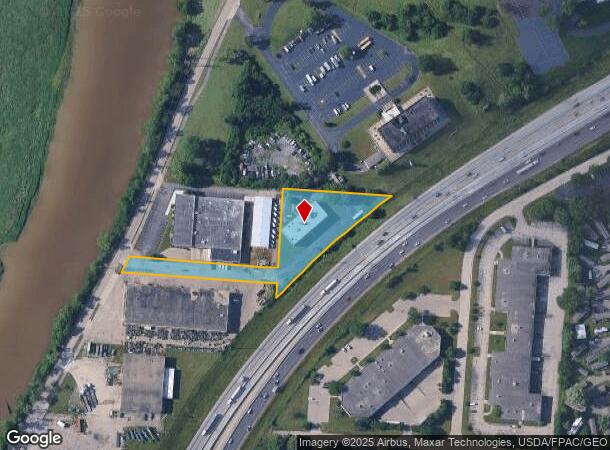 2844 E River Rd, Moraine, OH Parcel Map