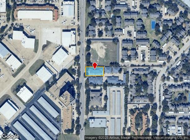  16420 Addison Rd, Addison, TX Parcel Map