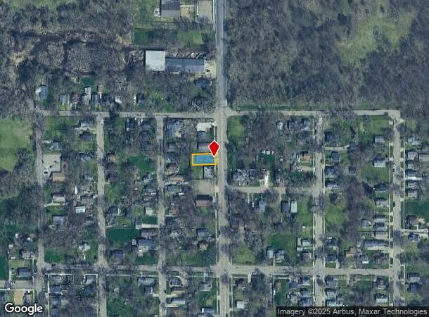  1911 N Burdick St, Kalamazoo, MI Parcel Map
