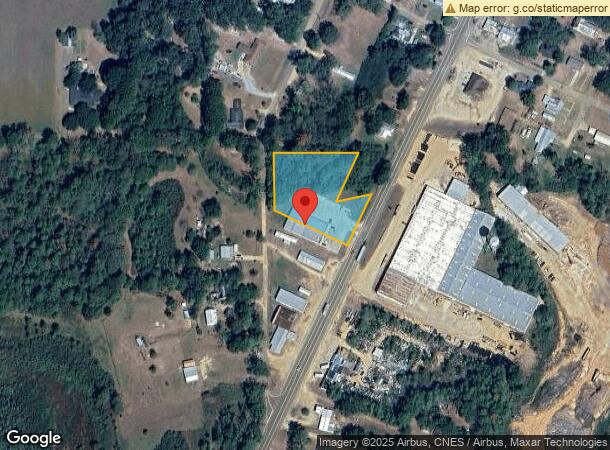  1031 Second St, Osyka, MS Parcel Map