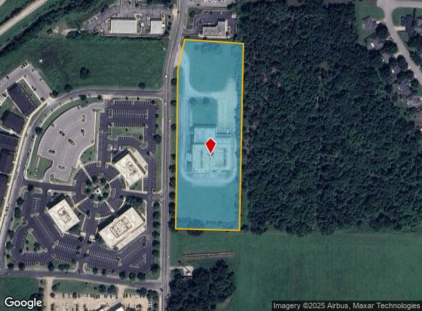 119 S Dixieland St, Lowell, AR Parcel Map