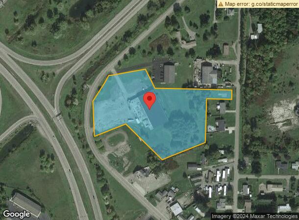  7580 Airport Rd, Hornell, NY Parcel Map