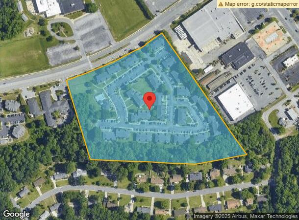  129 W Hartley Dr, High Point, NC Parcel Map