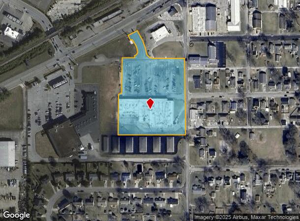 1100 W Block Tipton St, Seymour, IN Parcel Map