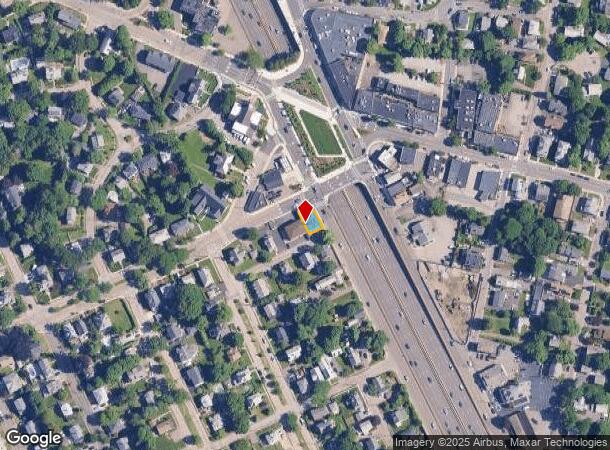  25 Bryant Ave, Milton, MA Parcel Map