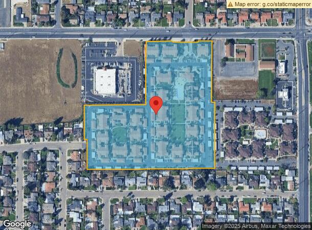  1711 W Henderson Ave, Porterville, CA Parcel Map