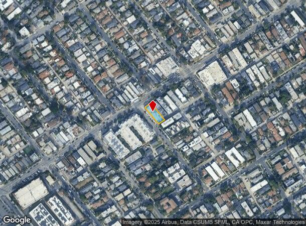  542 Rose Ave, Venice, CA Parcel Map