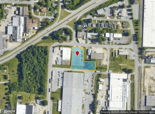 1525 Blandwood Dr, High Point, NC Parcel Map