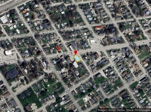  1721 Washington Ave, Vincennes, IN Parcel Map