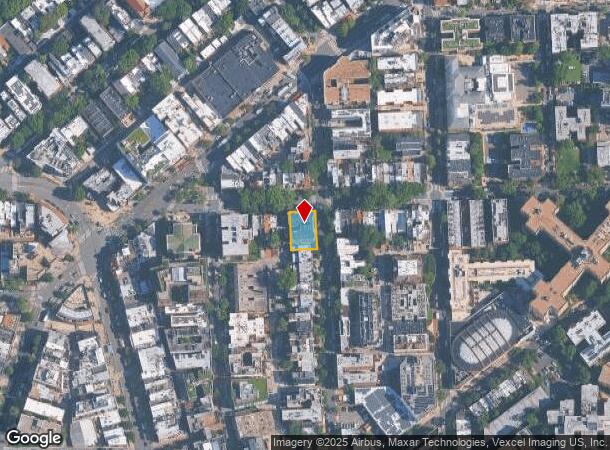  1740 Euclid St Nw, Washington, DC Parcel Map
