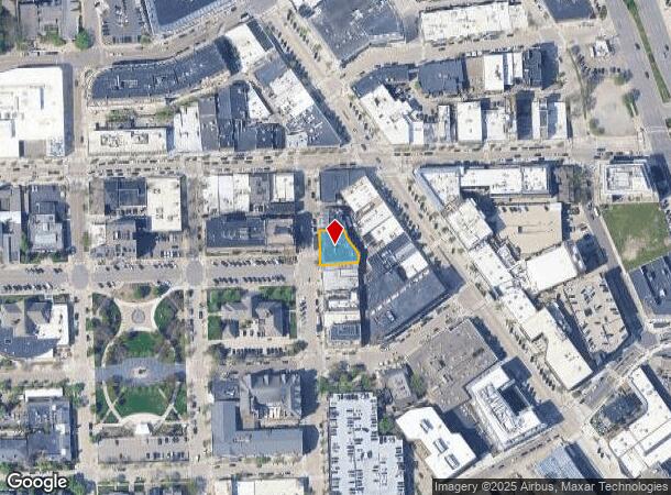 165 Pierce St, Birmingham, MI Parcel Map