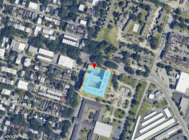  601 E Liberty St, Savannah, GA Parcel Map