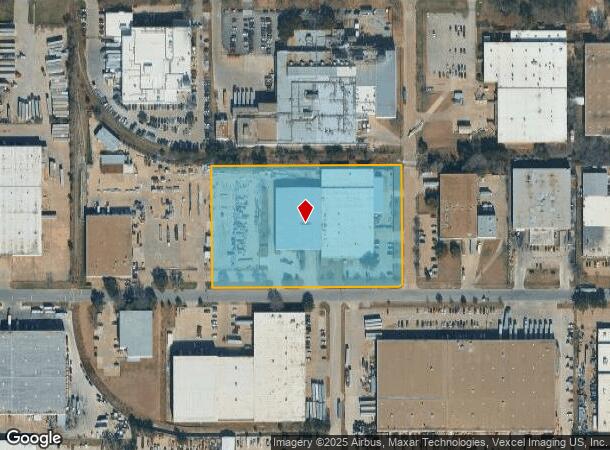 4111 Platinum Way, Dallas, TX Parcel Map