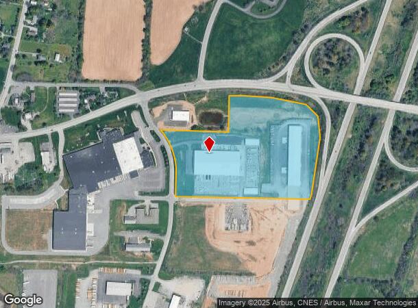  7005 Appletree Ave, Bergen, NY Parcel Map