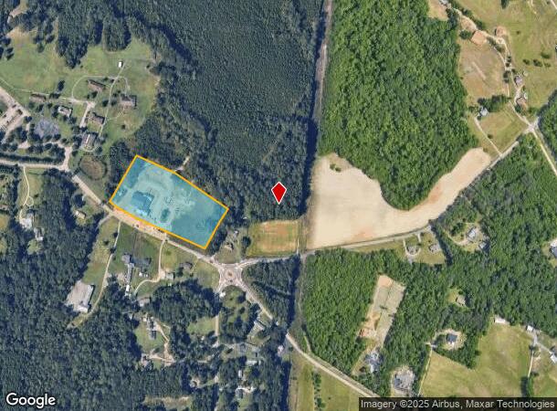  6612 Hickory Rd, South Chesterfield, VA Parcel Map