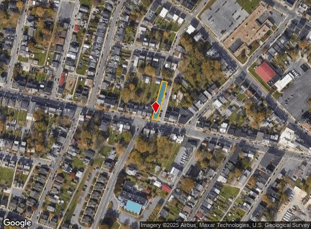  718 W Washington St, Hagerstown, MD Parcel Map
