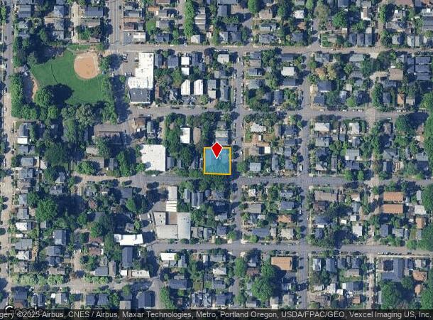  3435 Se 13Th Ave, Portland, OR Parcel Map