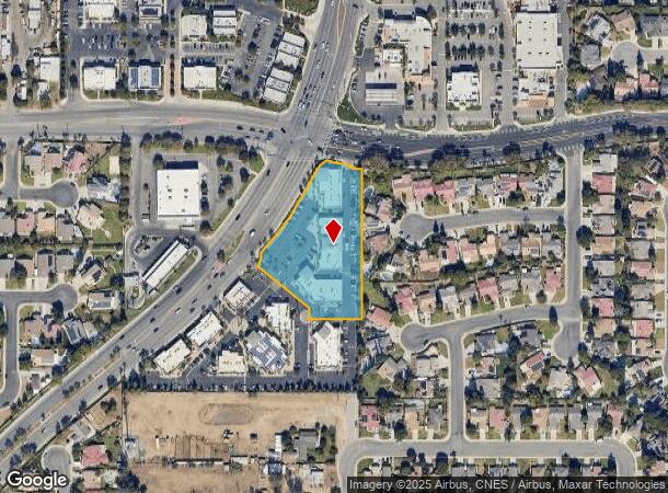 1098 Calloway Dr, Bakersfield, CA Parcel Map