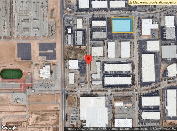  12 Founders Blvd, El Paso, TX Parcel Map