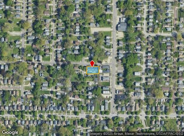  256 E Emerling Ave, Akron, OH Parcel Map