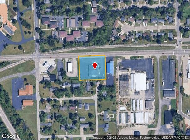 1113 W Beecher St, Adrian, MI Parcel Map