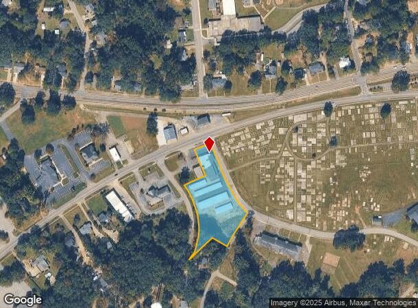 702 Anderson St, Belton, SC Parcel Map