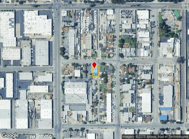  7534 Adams St, Paramount, CA Parcel Map