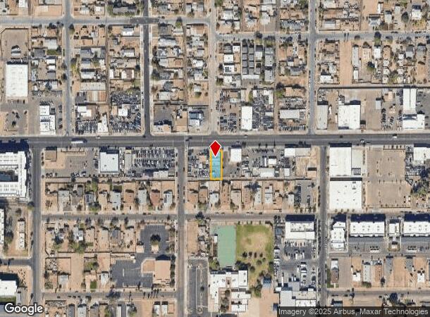  1309 E Van Buren St, Phoenix, AZ Parcel Map