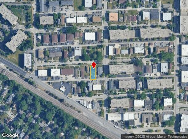  1287 Brown St, Des Plaines, IL Parcel Map