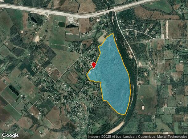 3133 Brazos Oak Ln, Sealy, TX Parcel Map