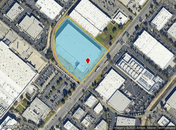  17451 Von Karman Ave, Irvine, CA Parcel Map