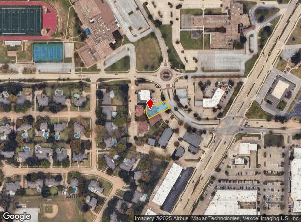  1205 Hall Johnson Rd, Colleyville, TX Parcel Map