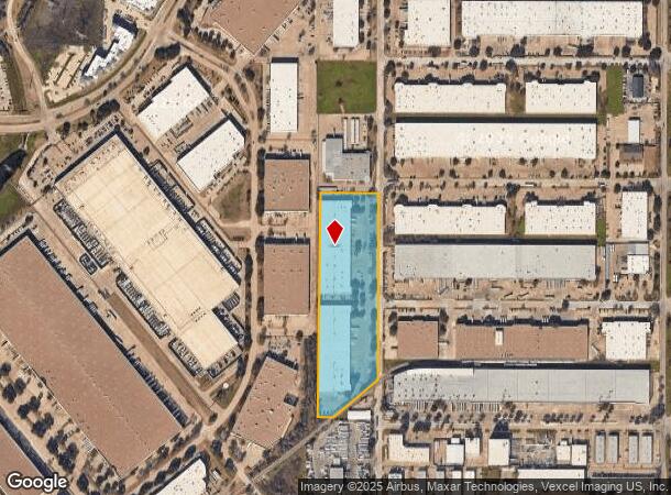  2833 Eisenhower St, Carrollton, TX Parcel Map